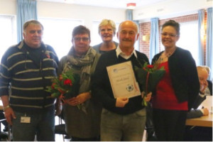 Henk Smid vrijwilliger van het jaar 2016